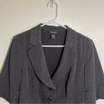 Lane Bryant Short Sleeve Blazer 3 Button Charcoal Gray 16 Photo 1