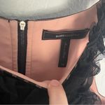 BCBG Maxazria Black & Tan Pencil Cocktail Dress Size 8 Photo 4