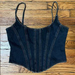 LIONESS Denim corset Photo 0