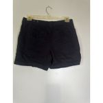 Ann Taylor Loft Women’s Dark Blue 100% Cotton Shorts Sz 6 Mid Rise Casual Style Photo 2