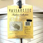 Vassarette  Black Fishnet Pantyhose Vintage Italian Made Size Large Photo 1