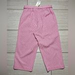 Alfred Dunner Women's Outfit Set Top Pants Size 14 Red/White Striped Seersucker Pink Photo 4