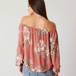 Billabong Mi Amore Ash Rose Off-Shoulder Top Photo 2