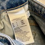 American Eagle  Stretch Mom Straight Jeans Blue Denim Size 4 Long Photo 6
