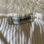 Canyon River Blues White Ribbed Zip-Up Long sleeve Photo 1