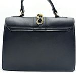 Badgley Mischka  Black Satchel with Gold Accents Photo 2