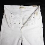 Madewell NEW 10" High-Rise Skinny Crop‎ Jeans in Pure Whit, 24 Photo 14
