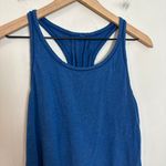 Lululemon - Yogi Everyday Tank Heathered Rugged Blue Yoga Running Gym Training Photo 3