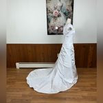 Beautiful Vintage Y2K Eternity Satin Ruched Wedding Gown! White Size 10 Photo 3