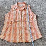 Woolrich  Peach Woven Textured Sleeveless Tank Photo 6