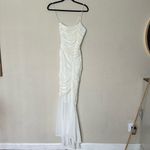 House Of CB  'Pearla' Ivory Ruched‎ Maxi Dress NWOT size XS Photo 2