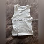 Button Front White Sleeveless Sweater Tank Top Women’s Sz XS GUC Photo 5