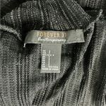 Forever 21  Black Sheer Knit Top Photo 4