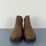 Josef Seibel Marta 03 Olive Green Nubuck Leather Ankle Chelsea Boots Size 6.5 Photo 2