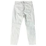 Pistola Revolve Distressed Skinny Crop Jeans in White Size 27 Photo 3