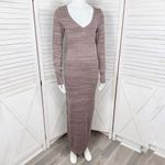 Victoria's Secret Victoria’s Secret Moda International Knit Sweater Maxi Dress Mauve Pink Small Photo 1