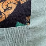 Handmade Kaftan Dress Light Green Kuwait Women Maxi Textured Fabric Pattern Trim Photo 7