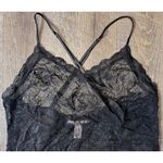 Victoria's Secret Black sheer lace lingerie nightie teddy dress negligee size XL Photo 1