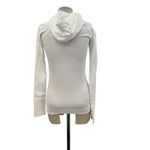 Lululemon  Rest Less Hoodie Long Sleeve Seamless Stretch Textured White‎ Size 2 Photo 7