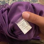 Lucy in the Sky  Floral Mesh Dress in Purple L Photo 11