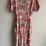 Erika Vintage  flutter sleeve dress size large Photo 0