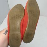 Birdies  The Blackbird Orange Knit Pointed Flats Size 6 Photo 2