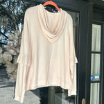 LC Lauren Conrad light pink hooded top Photo 4