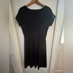 Garnet Hill size small black dress. V neck with waist detail shown in pictures. Photo 5