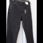 EXPRESS  | Blk Wash Rhinestone Jeweled Skinny Jeans Photo 8
