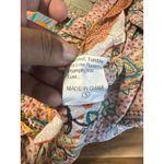 Rusttydustty Orange Boho Floral Skirt Size XL Photo 1