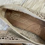 Toms Tom’s Cream Lace Crochet Slip on Flats Photo 1