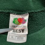 Vintage 90s California Hummingbird Floral Hunter Green Crewneck Sweatshirt XL Photo 7