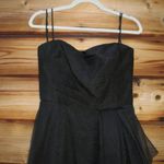 Theia Teresa Draped Gown Black Size 4 Photo 4