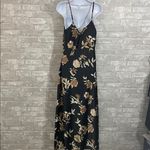 Blu Pepper Floral Satin Slipdress Photo 2