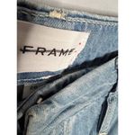 frame denim Frame‎ Relaxed Straight Cargo Jeans Size 26 Rhythm Light Wash Wide Leg Photo 8