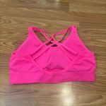 Bright Pink Seamless Sports Bra Size Large Photo 4