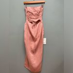 Revolve Rumer The Label LouLou Maxi Linen Dress Cutout S Dusty Pink Photo 7