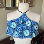 SO  Blue Mandala Bikini Top Photo 0