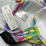 California Waves  Juniors' Boho Floral 2pc Bikini Ruffle Side Tie Underwire L New Photo 4