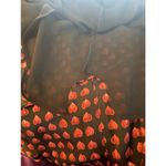 ZARA  Woman Red Heart Baby Doll Dress Size Large Photo 6