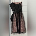 Max and Cleo   black and pink lace dress size 2 Photo 3