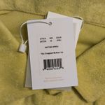 ANDIE NWT Cropped Button Up Honeysuckle Yellow Terry Resort Beach Shirt M Photo 6