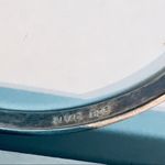 NVC 925 Sterling Silver Love Believe Dream Cuff Bracelet Photo 6