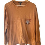 Free spirit born free very distressed intention holes and tears world rock tour Orange Size M Photo 0