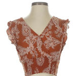 Paper Crane  Terracotta Paisley Blouse Photo 0