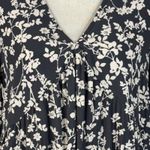 Old Navy  Small A-Line Dress Floral V-Neck Long Balloon Sleeve Lightweight Pocket Photo 1