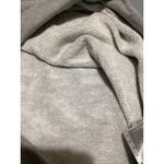 Adidas  Hoodie Womens Medium Gray Primegreen Badge of Sport Logo Sweatshirt Photo 5