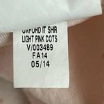 Old Navy  Women's Button-Up Shirt Light Pink Red Polka Dot Womens size Small Photo 8