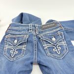 Rock Revival  Women's Boot Cut Jeans - Denim Blue low rise Photo 1