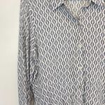 Habitat  Clothes to Live In Geometric Button Down Top Photo 5